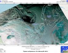 В Европейском центре ФГБУ "НИЦ "Планета" получен первый снимок со спутника «Метеор-М» №2-4