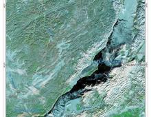 Гидрологическая обстановка на озере Байкал по спутниковым данным за 8-11 января 2024 г.