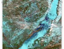 Гидрологическая обстановка на озере Байкал по спутниковым данным за 20-25 марта 2024 г.