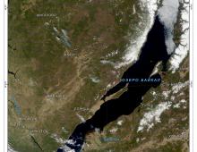 Гидрологическая обстановка на Байкале по спутниковым данным за 29 мая - 1 июня 2023 г.
