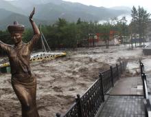 Наводнение в Аршане Бурятии. Из-за селевого потока 1 женщина погибла, пострадало несколько человек, повреждение инфраструктуры.