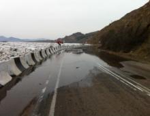 В Бурятии 10 апреля произошло подтопление федеральной трассы М-55. В настоящее время 11 апреля 2014 года вода спала